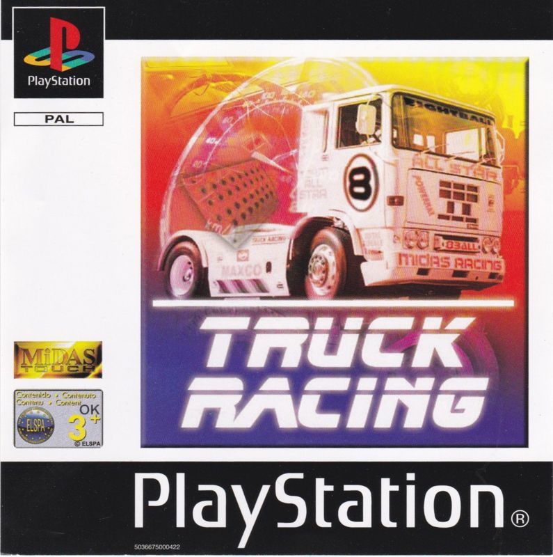 Truck Racing box art for Playstation